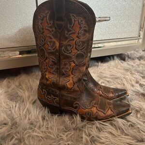 Ariat Distressed Leather Cowboy Boots